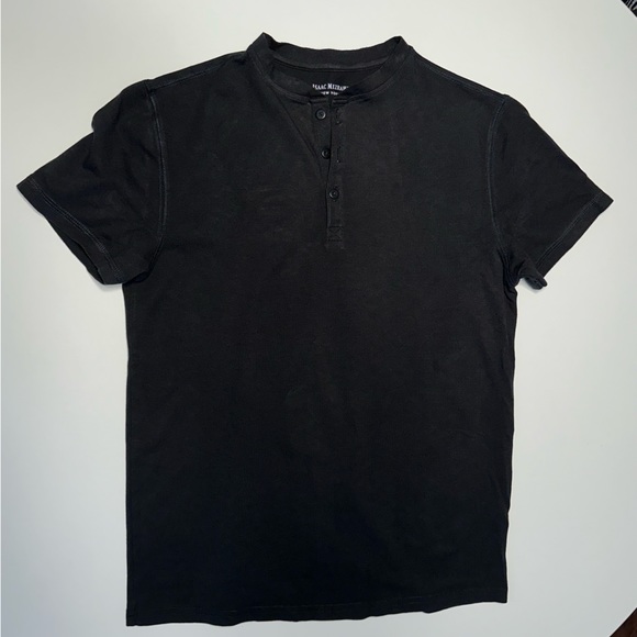 Isaac Mizrahi New York Black 3 button t-shirt - Picture 1 of 1